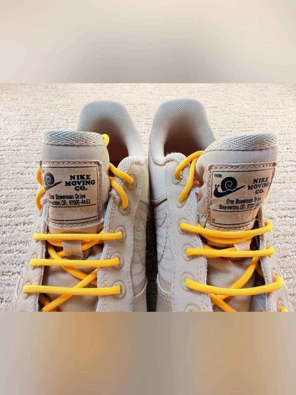 Nike Air Force 1 07 LV8 Moving Company Sanddrift Sneakers